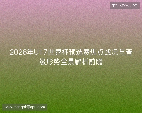2026年U17世界杯预选赛焦点战况与晋级形势全景解析前瞻